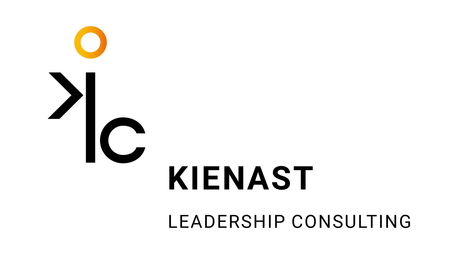 Logo von Kienast Leadership Consulting mit stilisiertem Symbol und Schriftzug – KLC steht für professionelle Beratung in Leadership, HR und Change Management